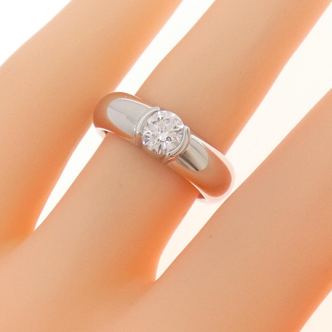 ティファニー ドッツ リング 0.50CT H VS1 EXT