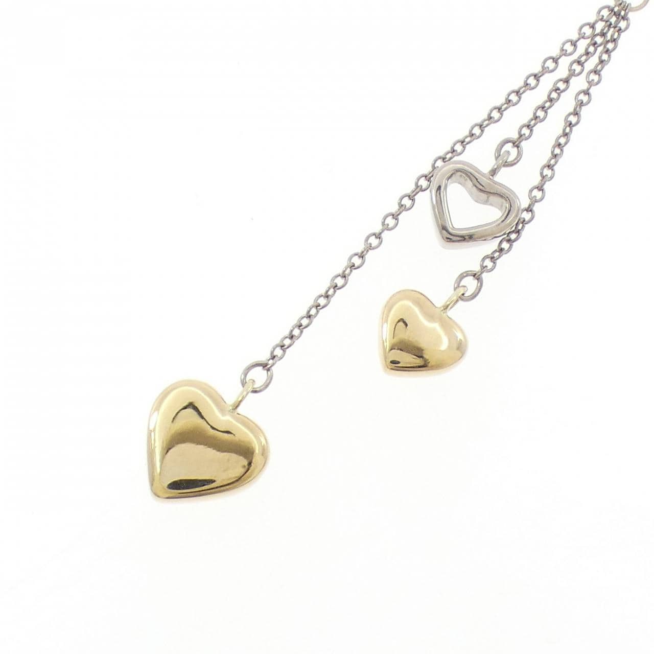 ティファニー 750WG/750YG ネックレス