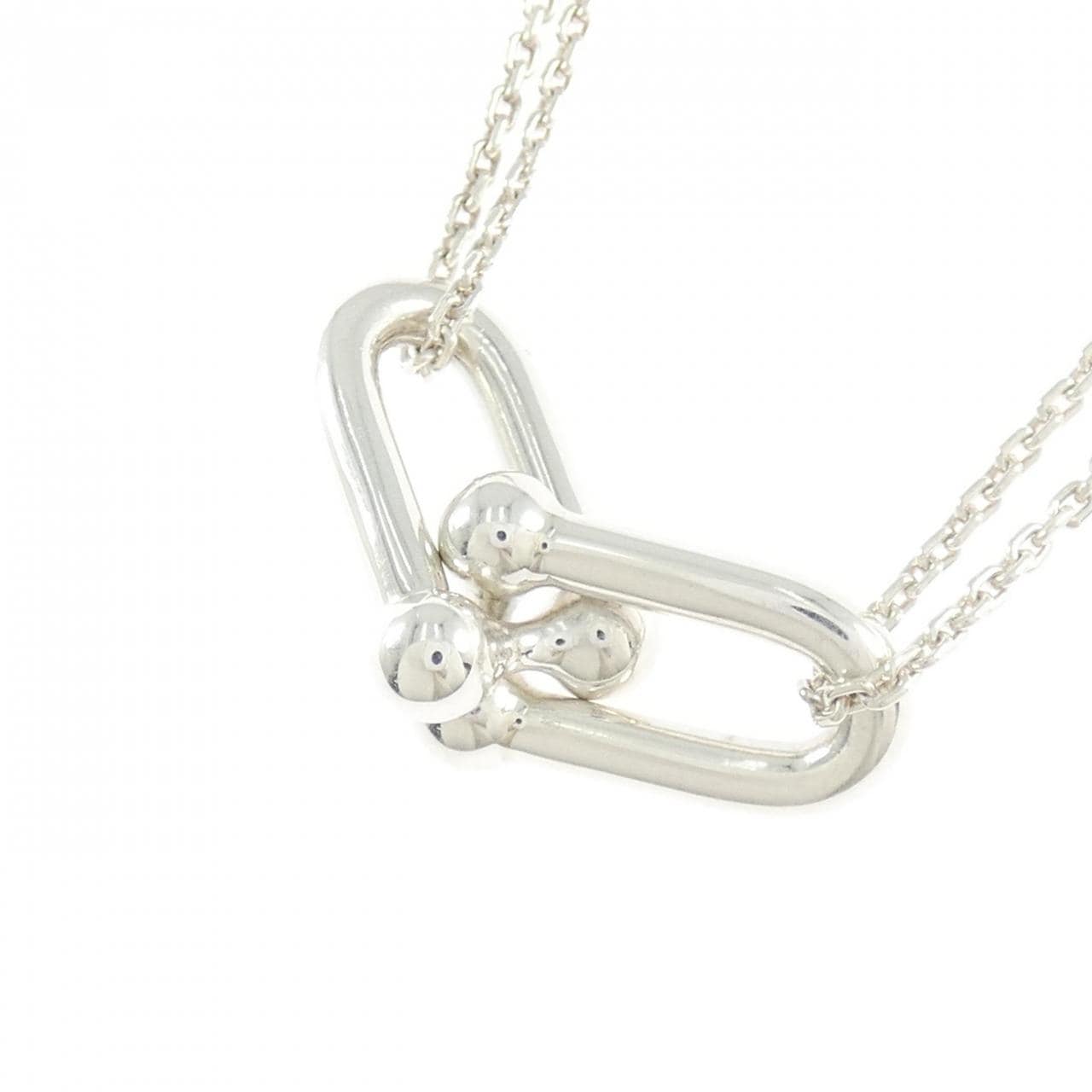 ティファニー ハードウェア ラージ ダブル リンク ネックレス