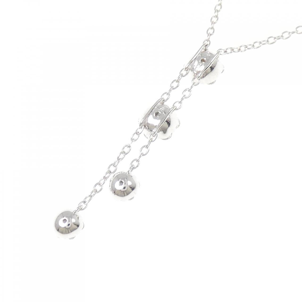 ポンテヴェキオ フラワー ネックレス 0.40CT