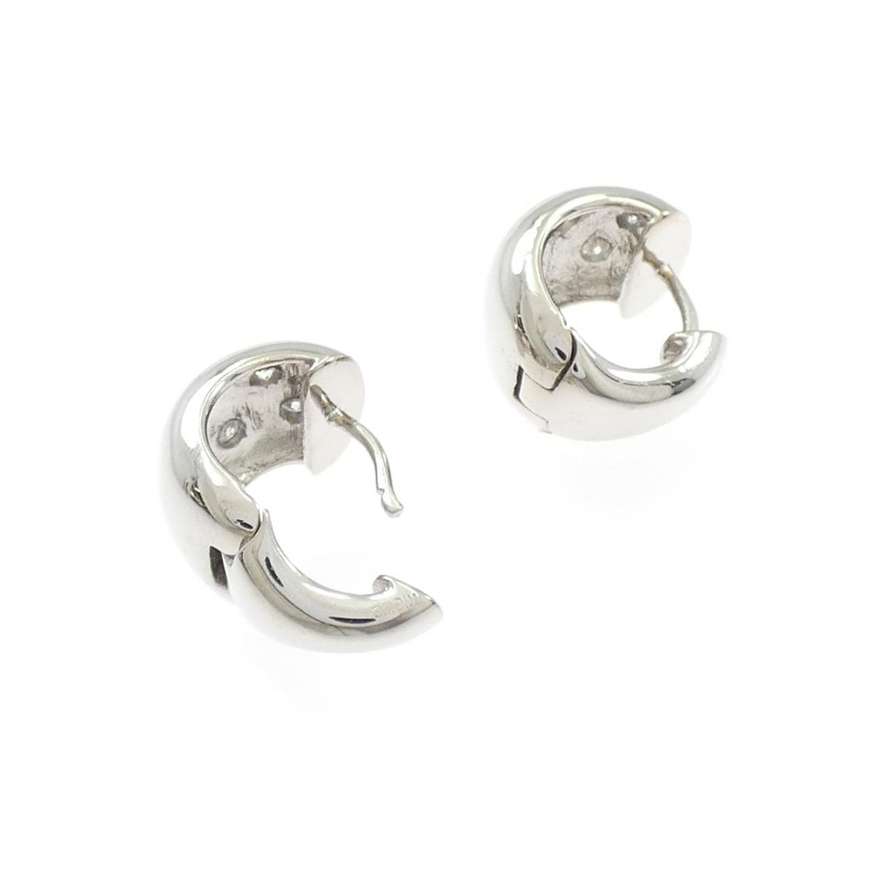 K18WG ダイヤモンド ピアス 0.20CT