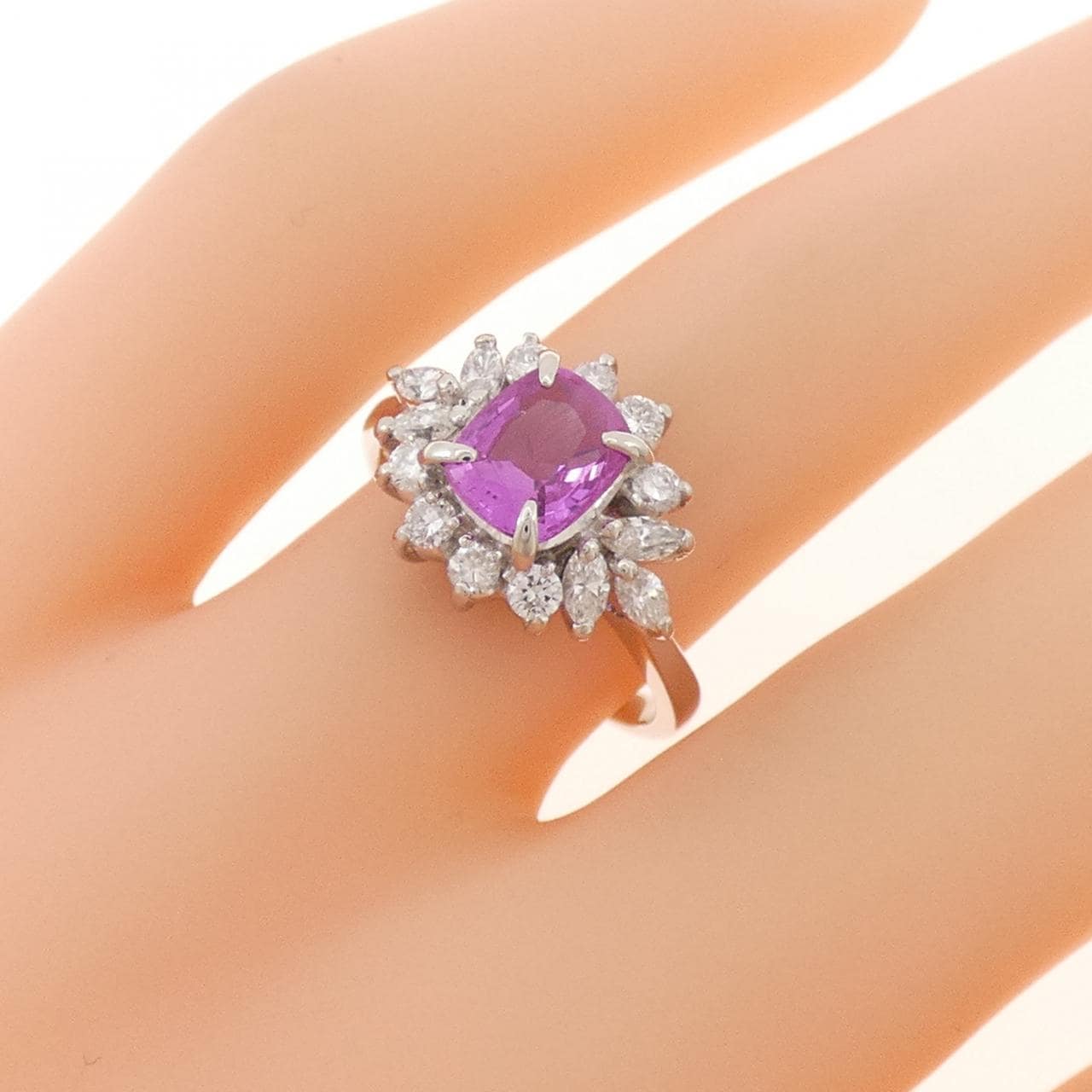 PT900 サファイヤ リング 1.155CT