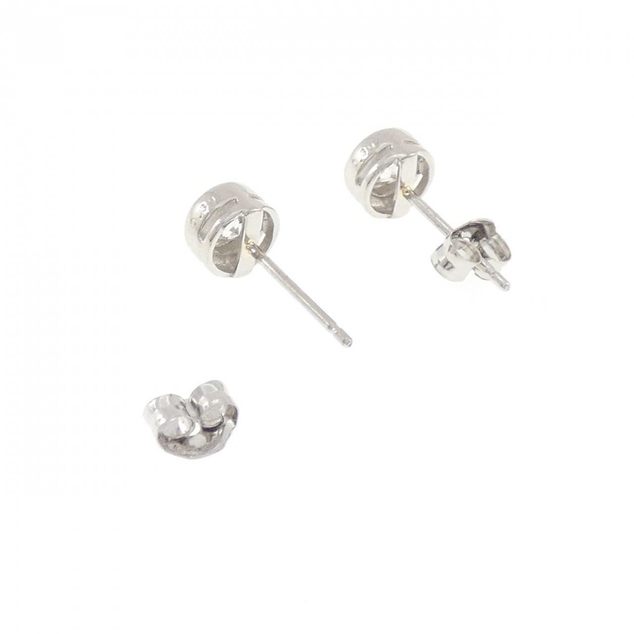 PT900 ダイヤモンド ピアス 0.60CT