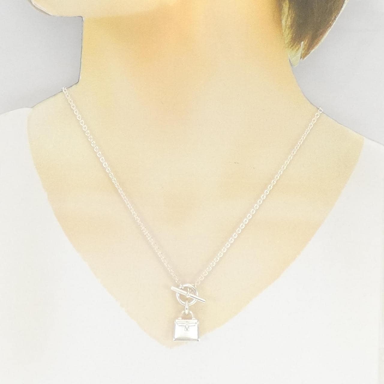 HERMES amulettes kelly necklace