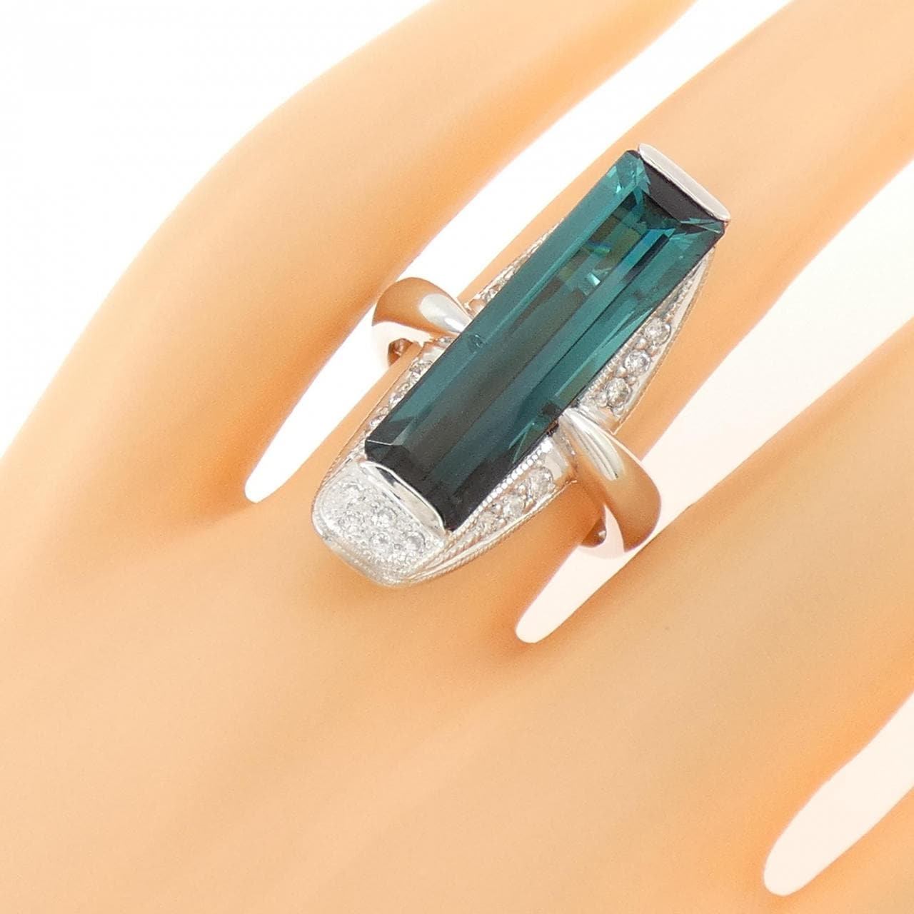PT900 トルマリン リング 6.59CT