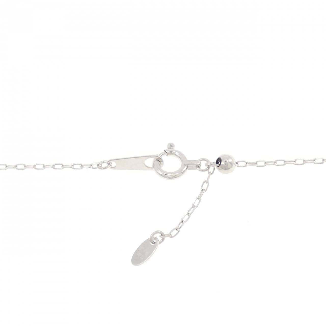 K18WG ダイヤモンド ネックレス 0.25CT