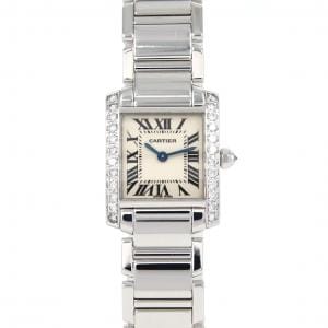 カルティエ タンクフランセーズSM WG/D WE1002S3 WG クォーツ