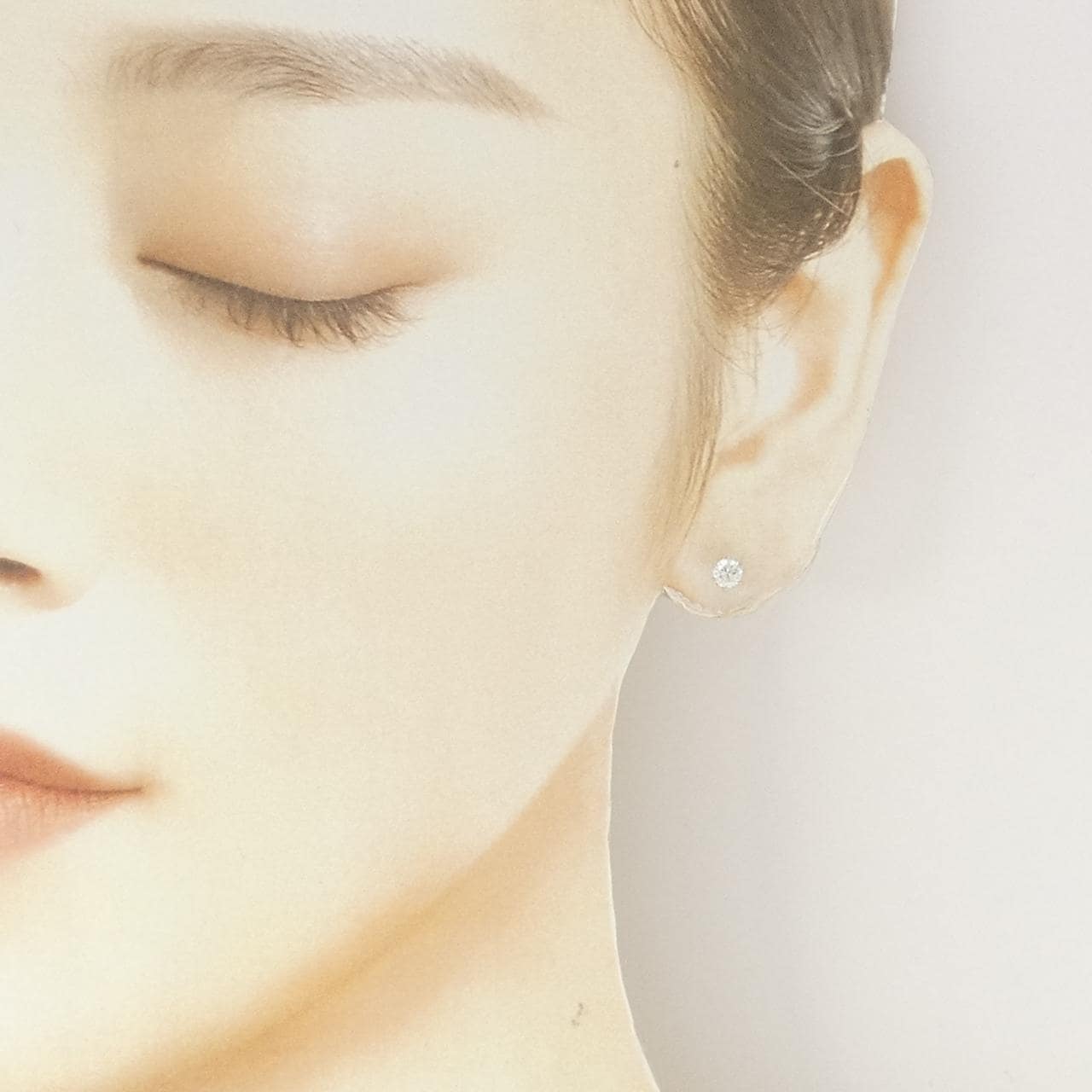 【リメイク】PT900/ST ダイヤモンド ピアス 0.213CT 0.225CT F VS1 VG