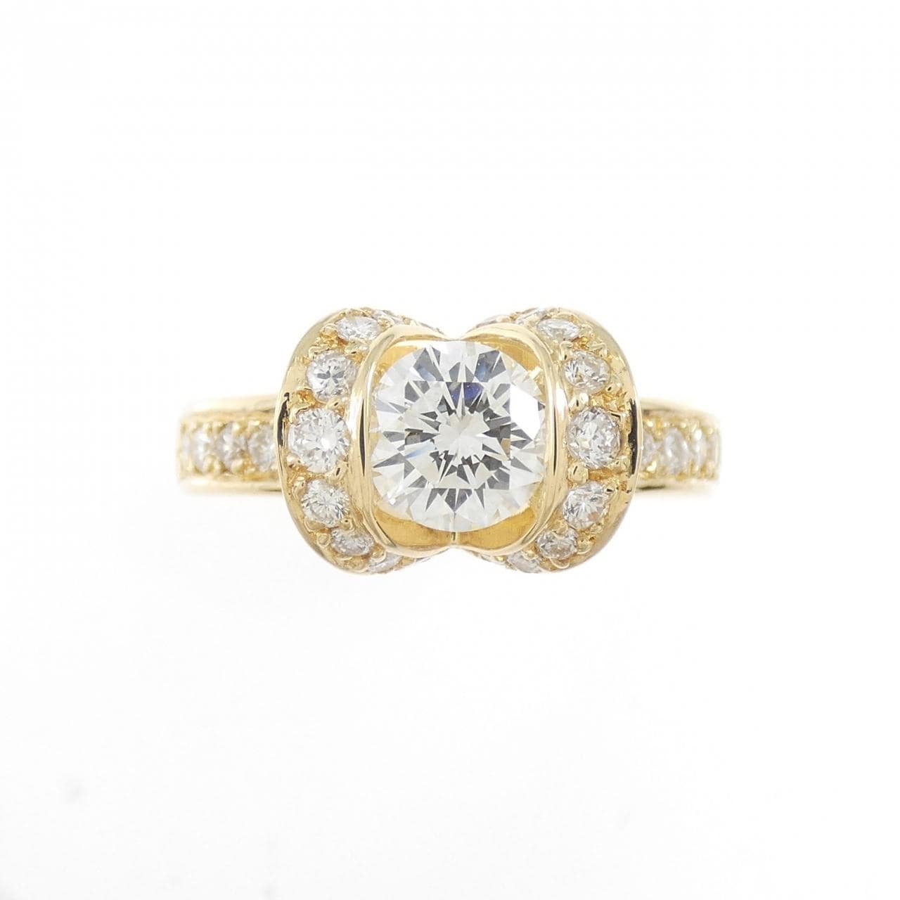 K18YG ダイヤモンド リング 0.60CT
