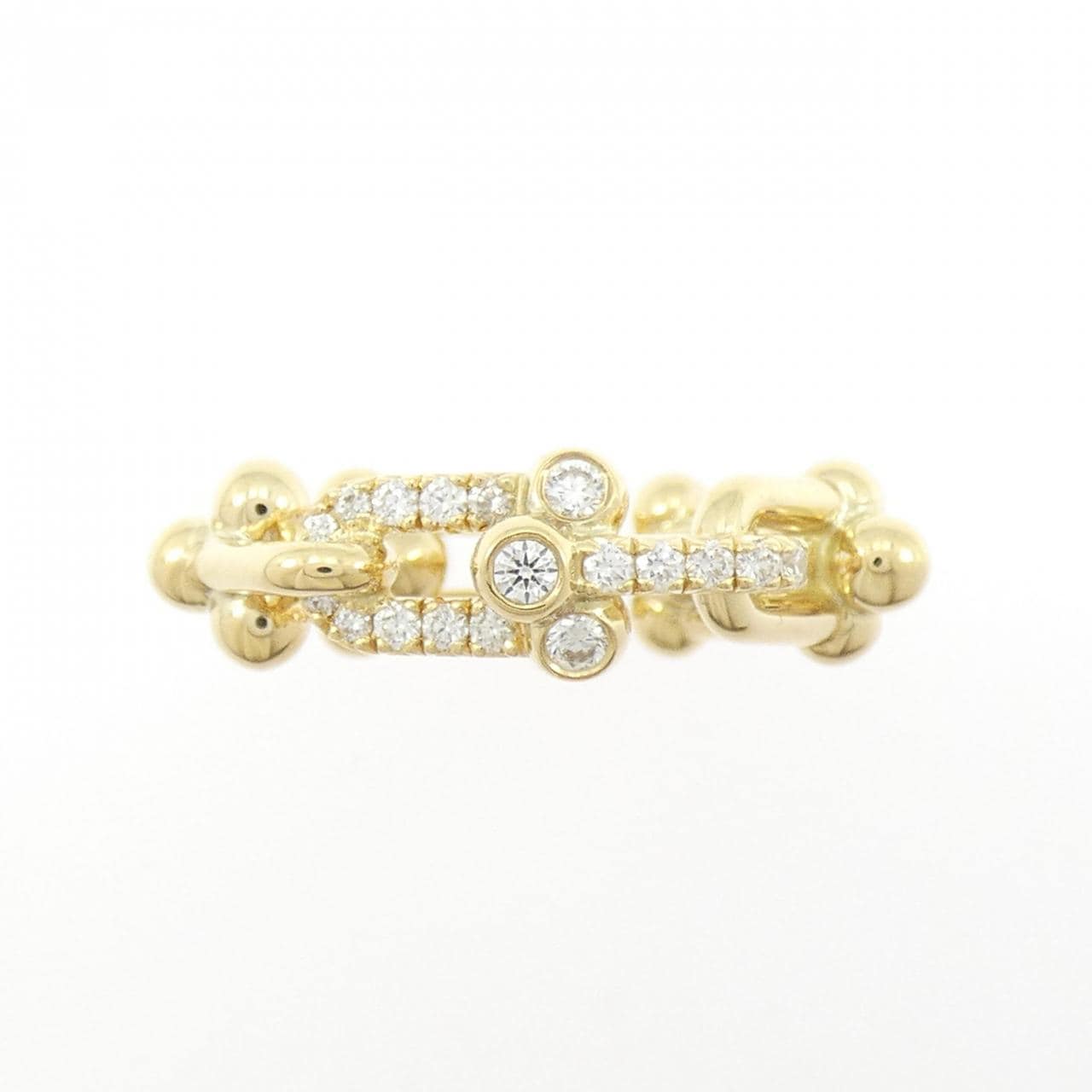 ティファニー スモール リンク リング 0.26CT