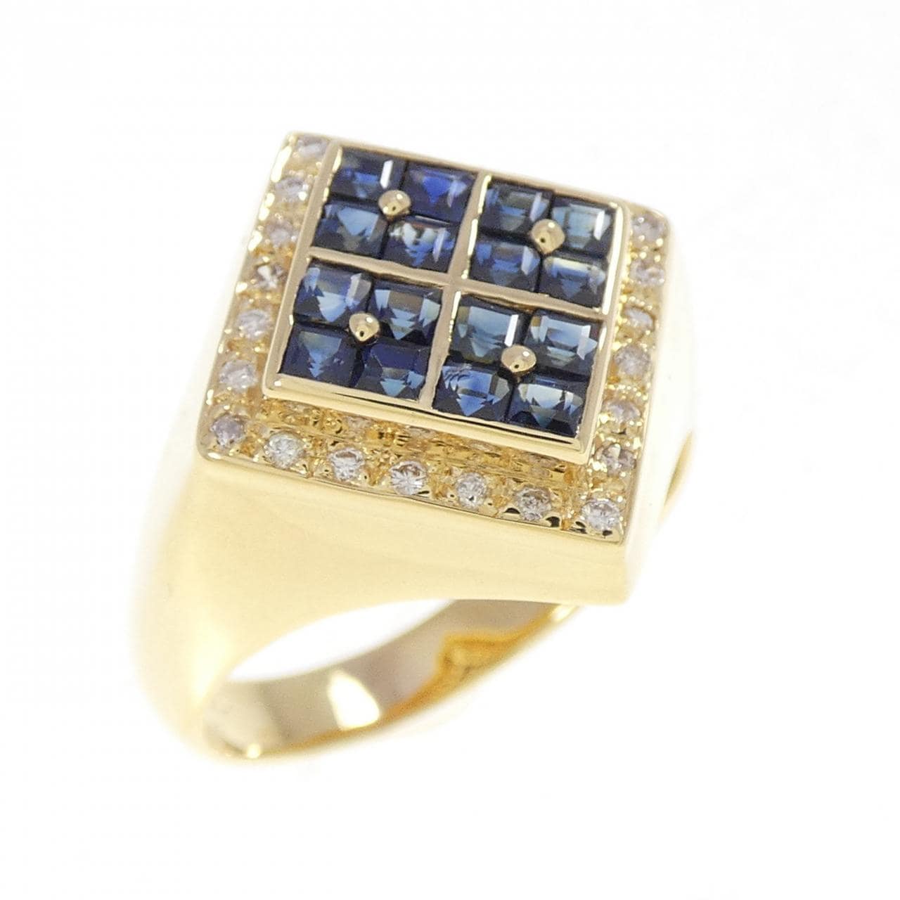 K18YG サファイヤ リング 1.01CT