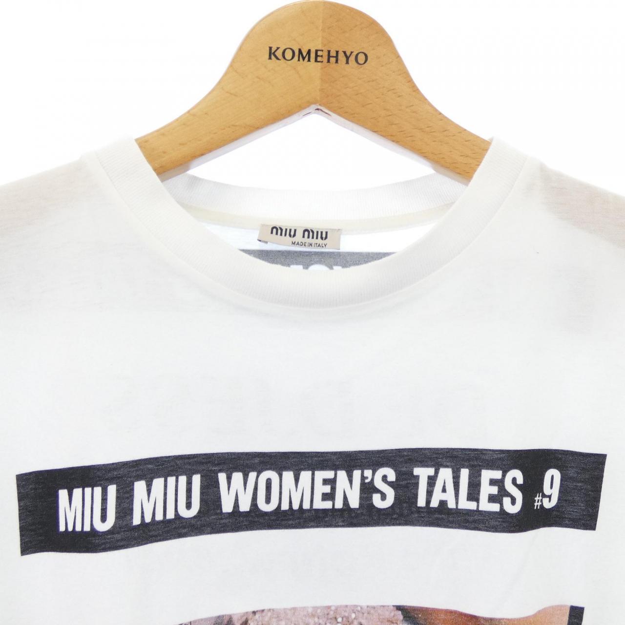 ミュウミュウ MIU MIU MJN057 1QD2 Tシャツ