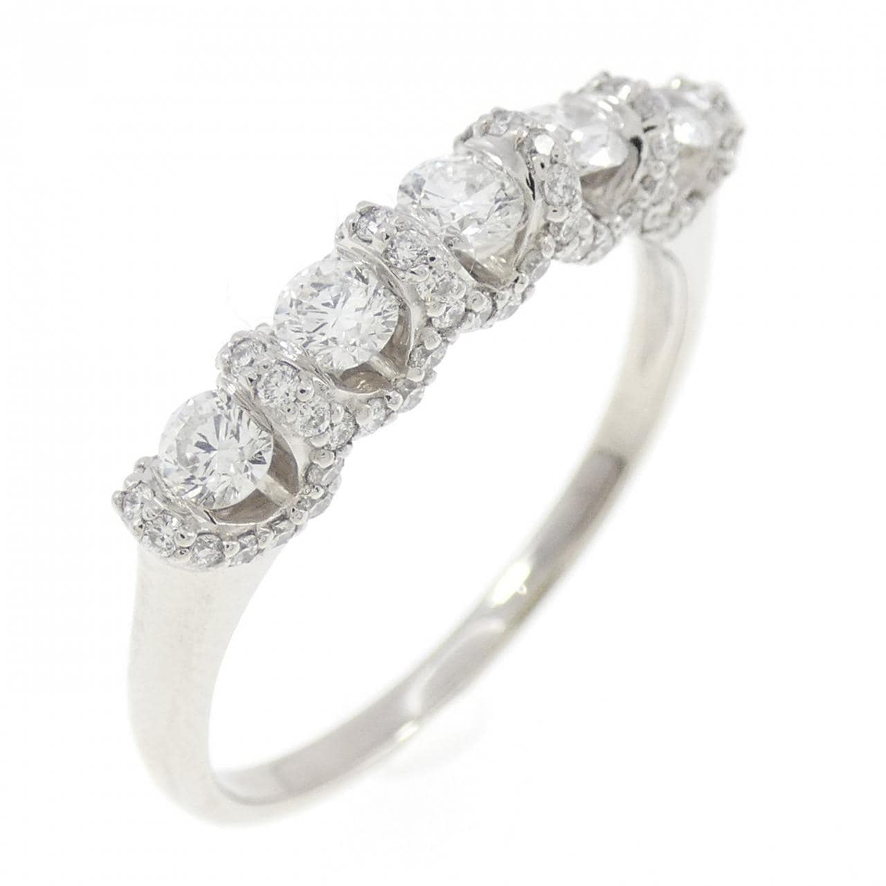 PT950 ダイヤモンド リング 0.70CT