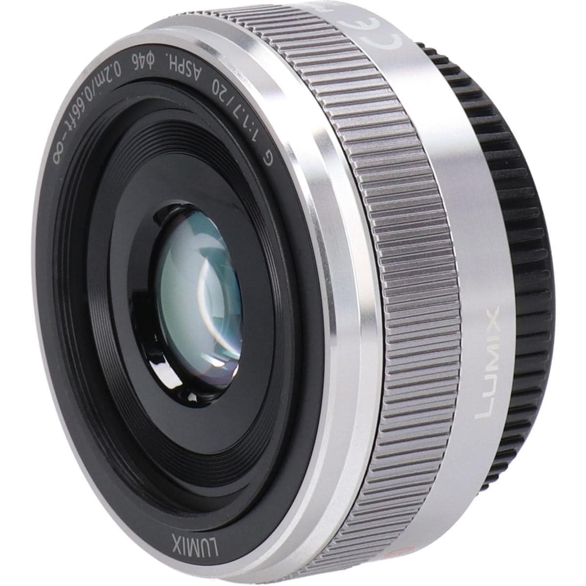 Ｇ２０ｍｍ　Ｆ１．７ＩＩ（Ｈ－Ｈ０２０Ａ）　シルバー