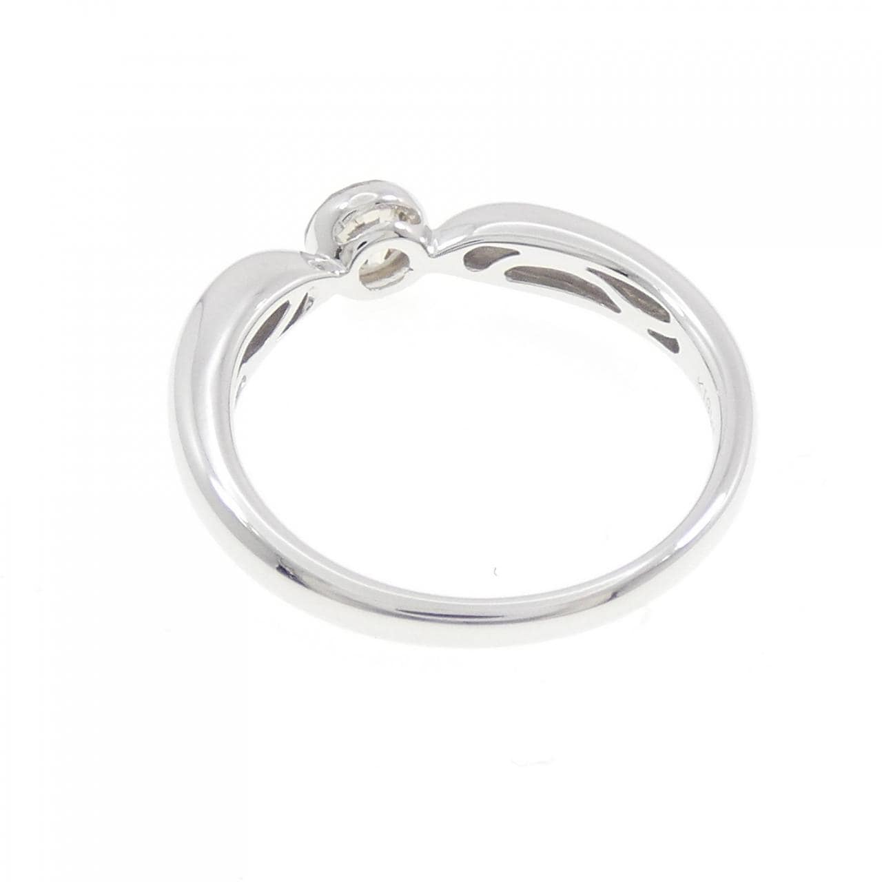 K18WG ダイヤモンド リング 0.40CT