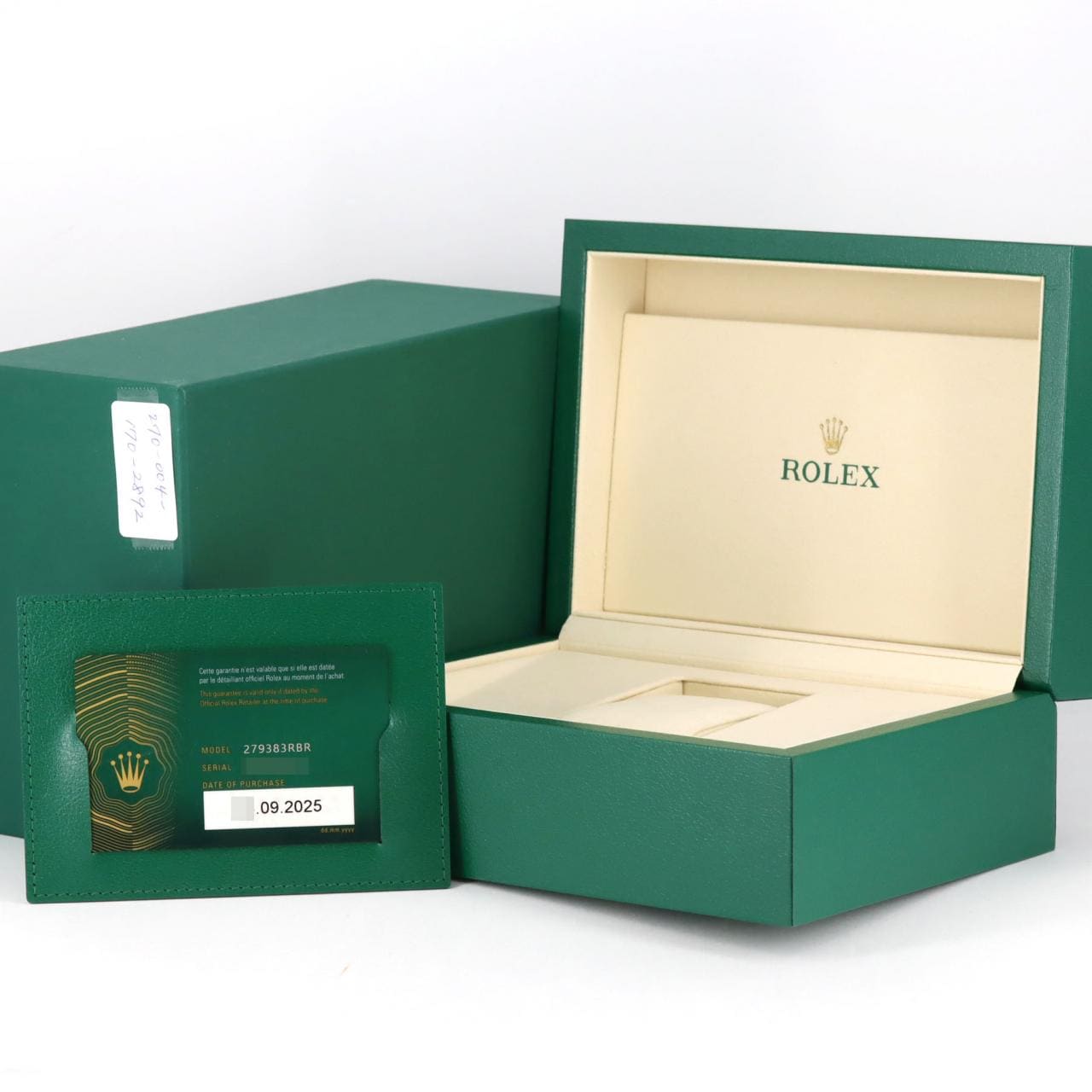 ロレックス デイトジャスト 279383RBR SSxYG 自動巻 ランダム番