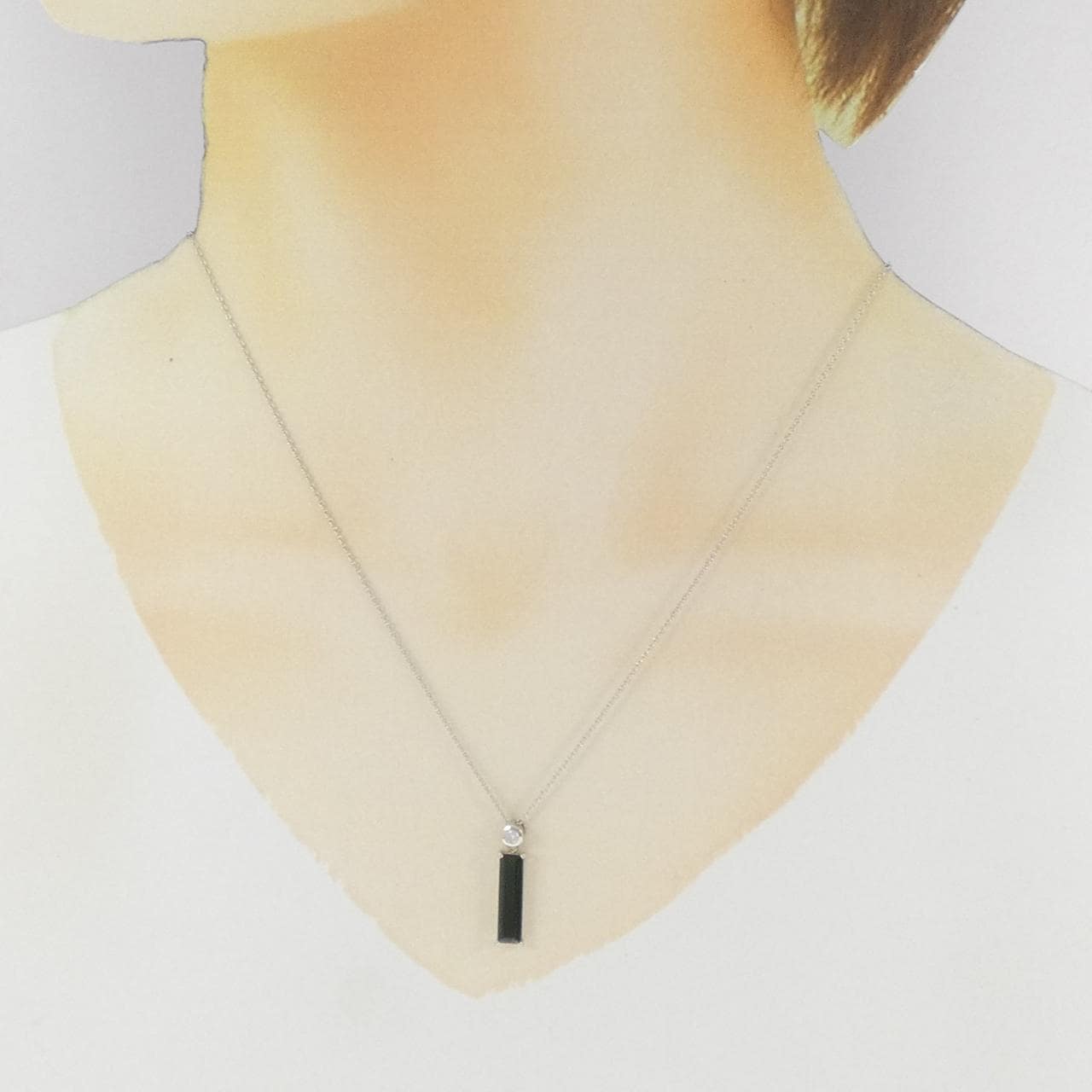 PT900/PT850 トルマリン ネックレス 1.37CT