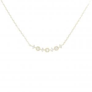 【リメイク】K10YG ダイヤモンド ネックレス 0.10CT