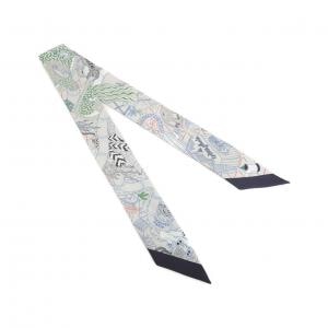 HERMES SPLASH PARK Twilly 063806S Scarf