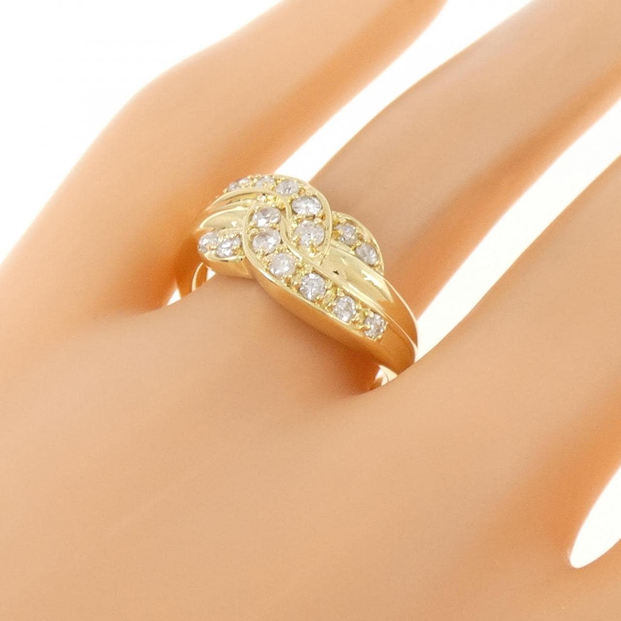 K18YG ダイヤモンド リング 0.50CT