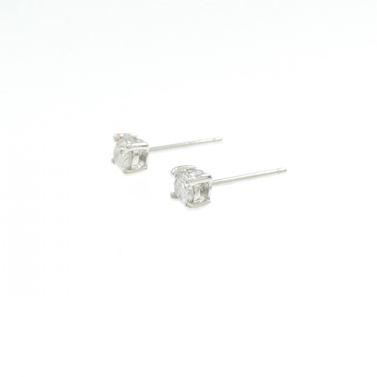 PT/PT900 ソリティア ダイヤモンド ピアス 0.30CT
