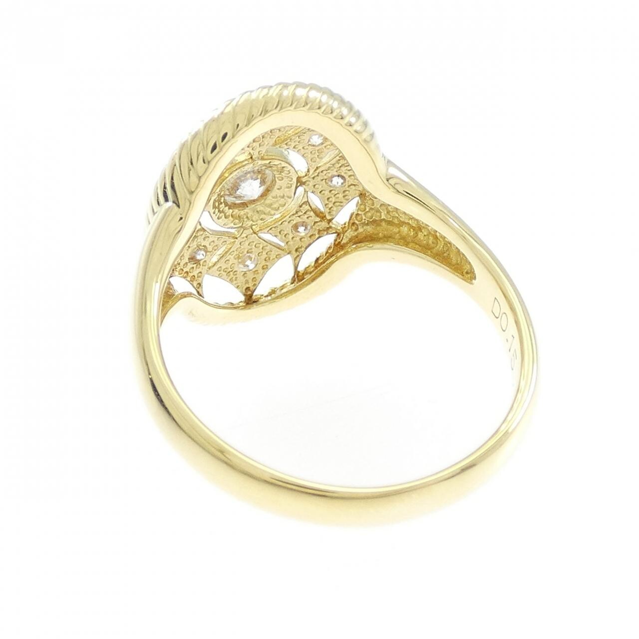 K18YG ダイヤモンド リング 0.15CT