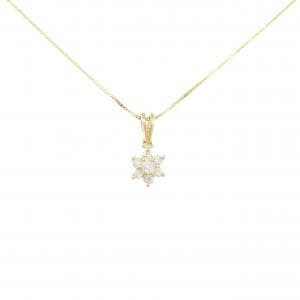 K18YG/750YG ダイヤモンド ネックレス