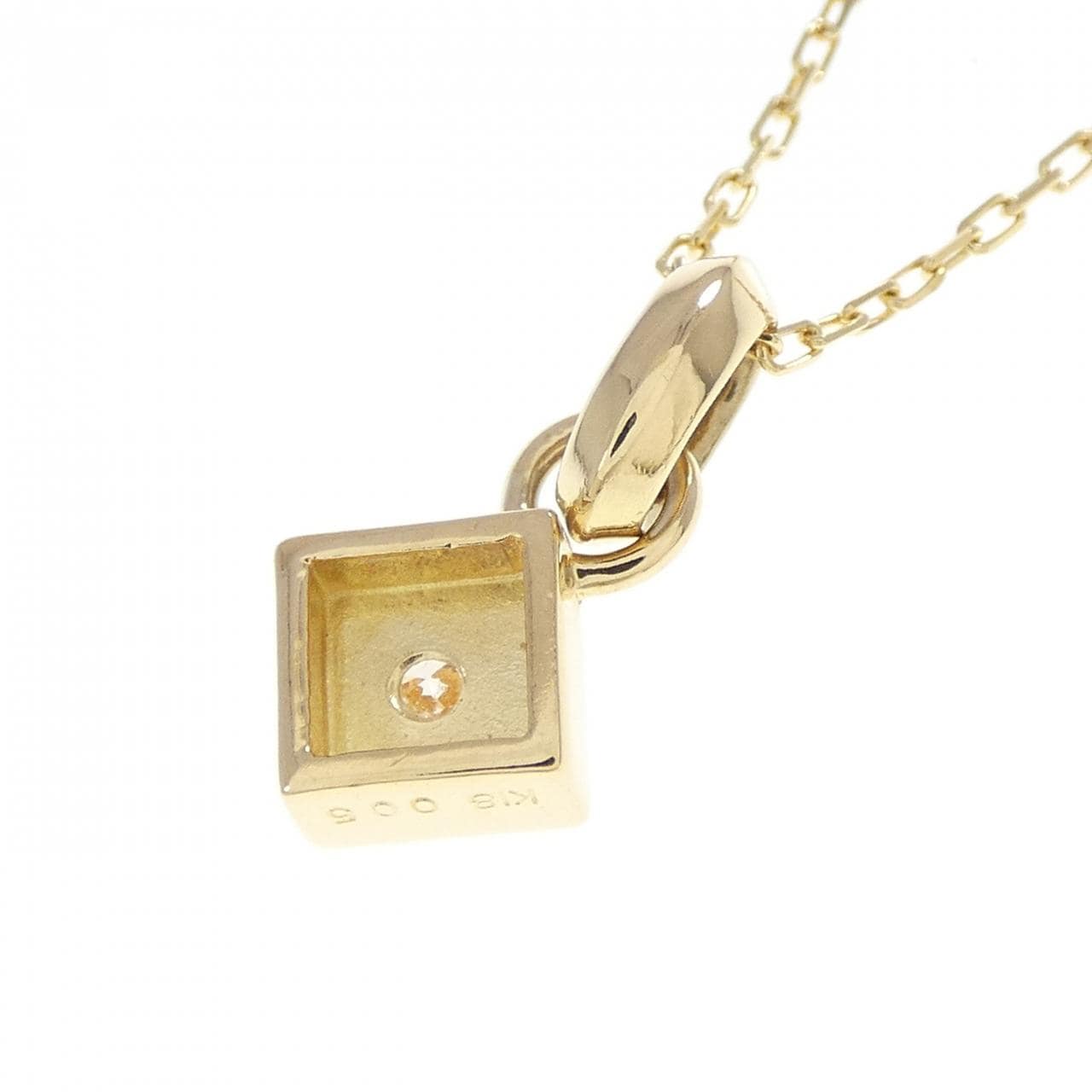 K18YG ダイヤモンド ネックレス 0.05CT