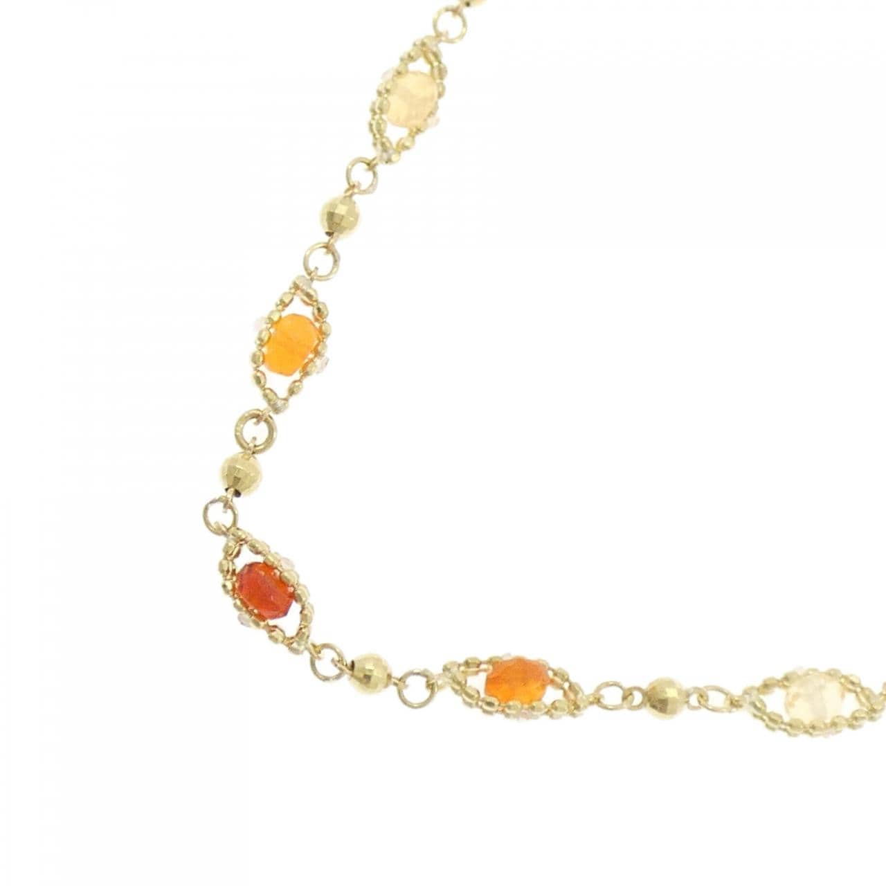 K18YG オパール ネックレス