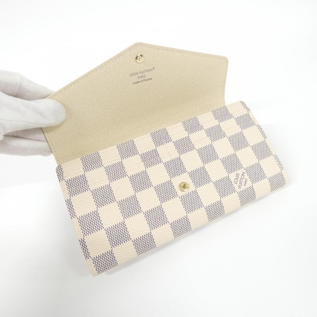 ルイヴィトン ダミエ アズール ポルトフォイユ サラ N63208 財布