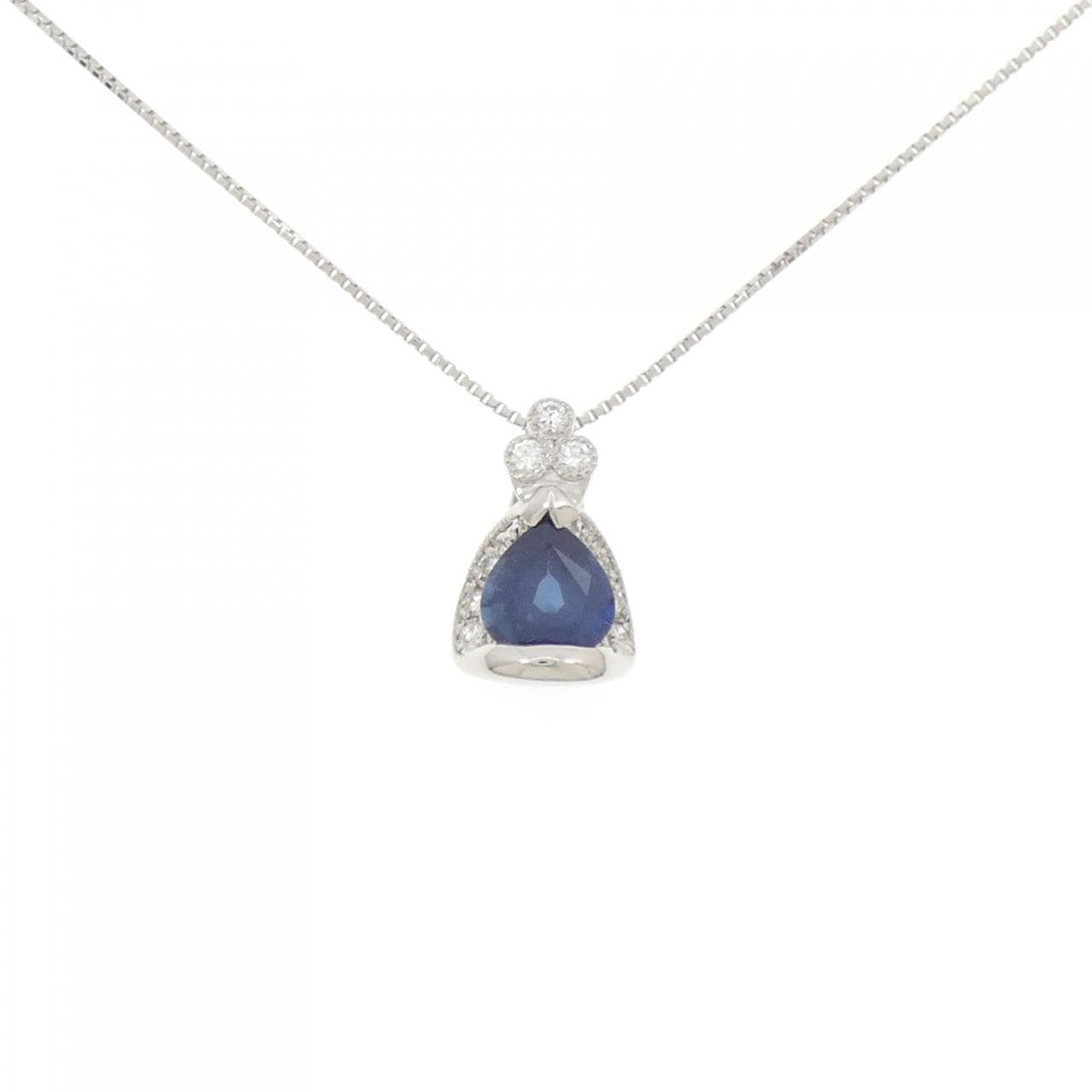PT900/PT850 サファイヤ ネックレス 1.94CT