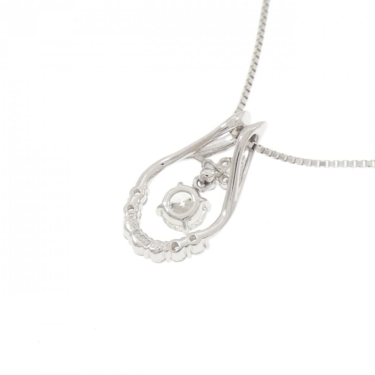 PT900/PT850 ダイヤモンド ネックレス 0.22CT