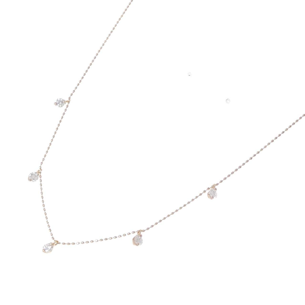 K18PG ダイヤモンド ネックレス 0.50CT