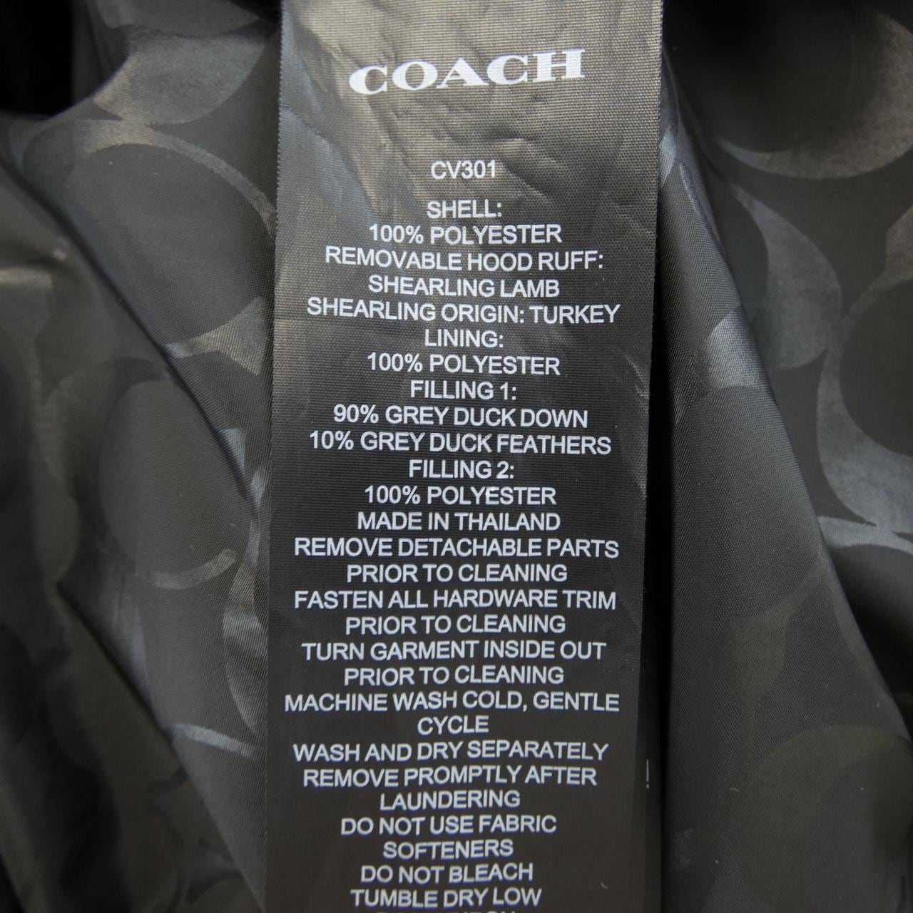 コーチ COACH ダウンコート