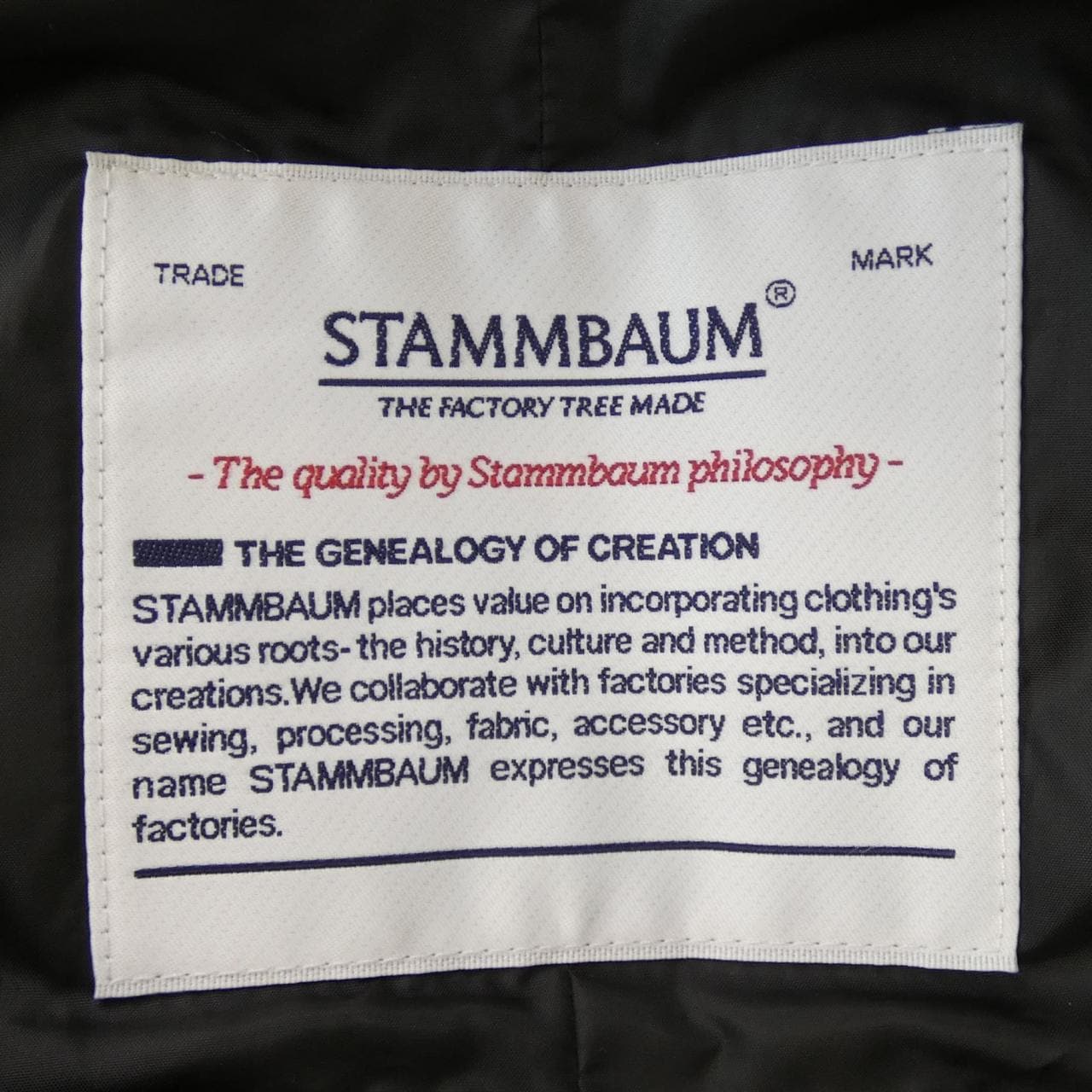 STAMMBAUM down jacket