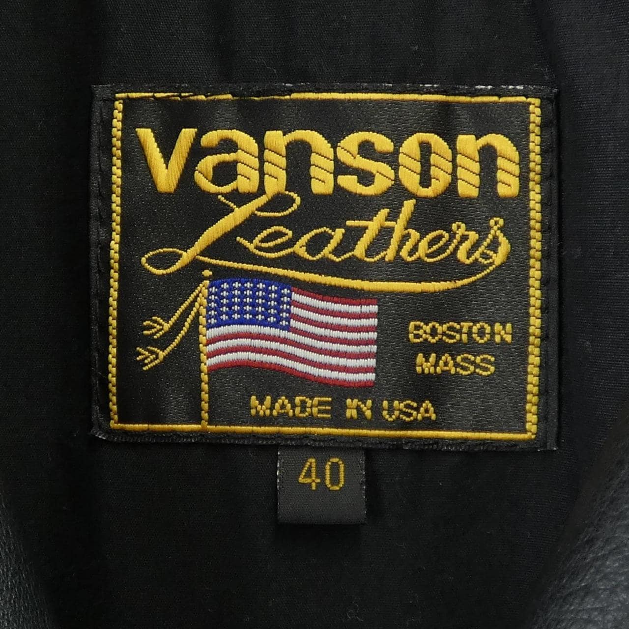 バンソン VANSON レザーライダースジャケット