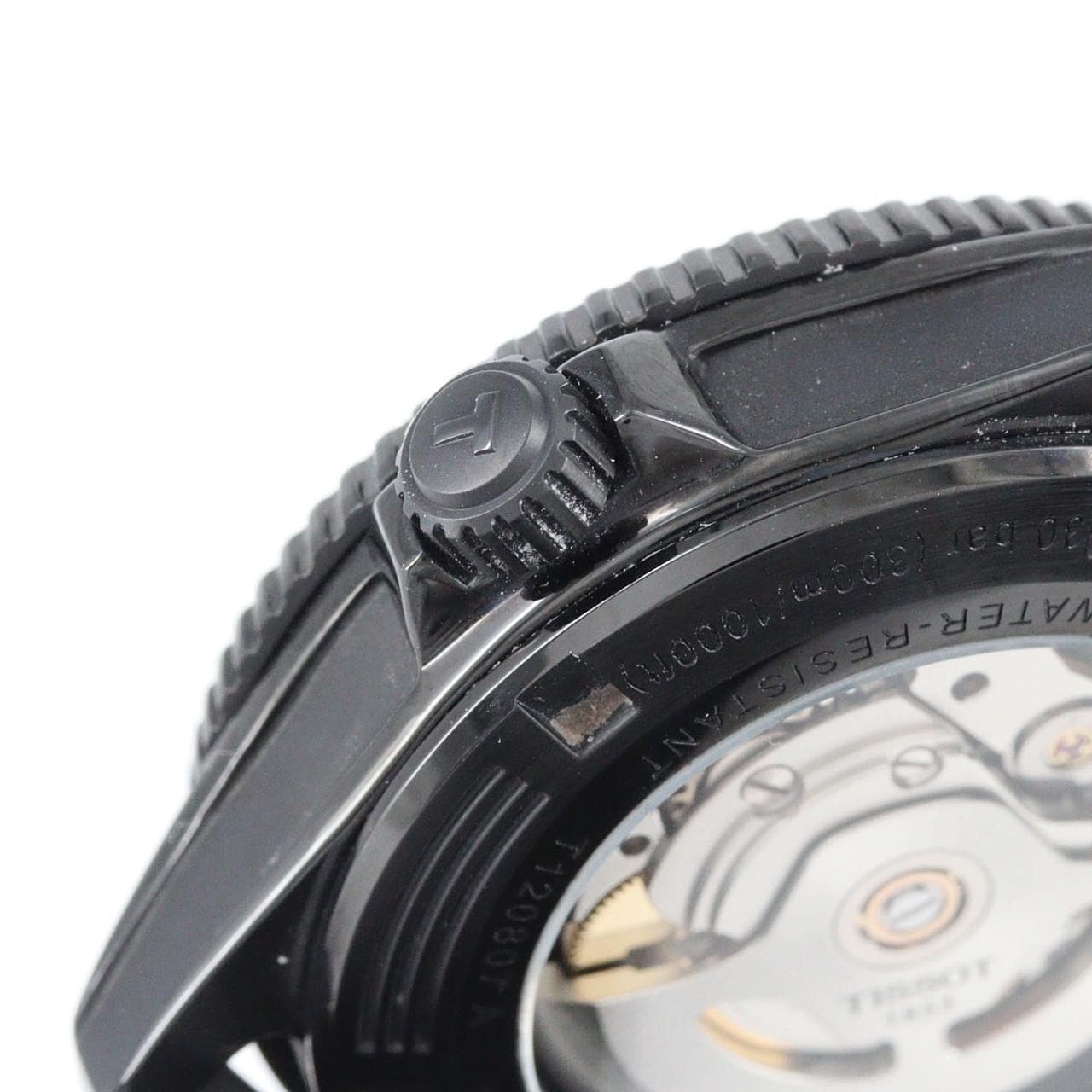 ティソ シースター1000パワーマティック80 PVD T120.807.37.041.00 SS 自動巻