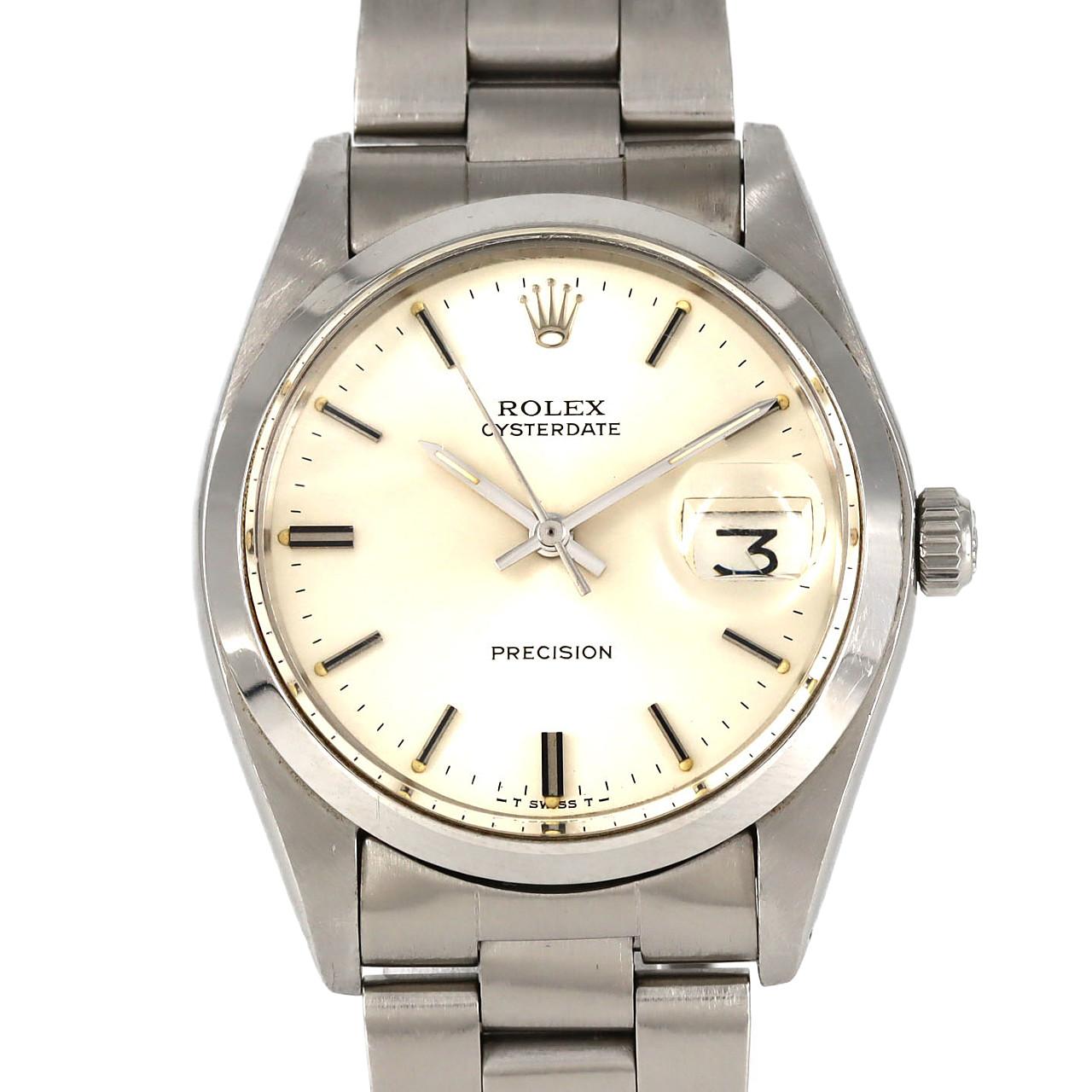 ロレックス オイスターデイト 6694 SS 手巻 5番台