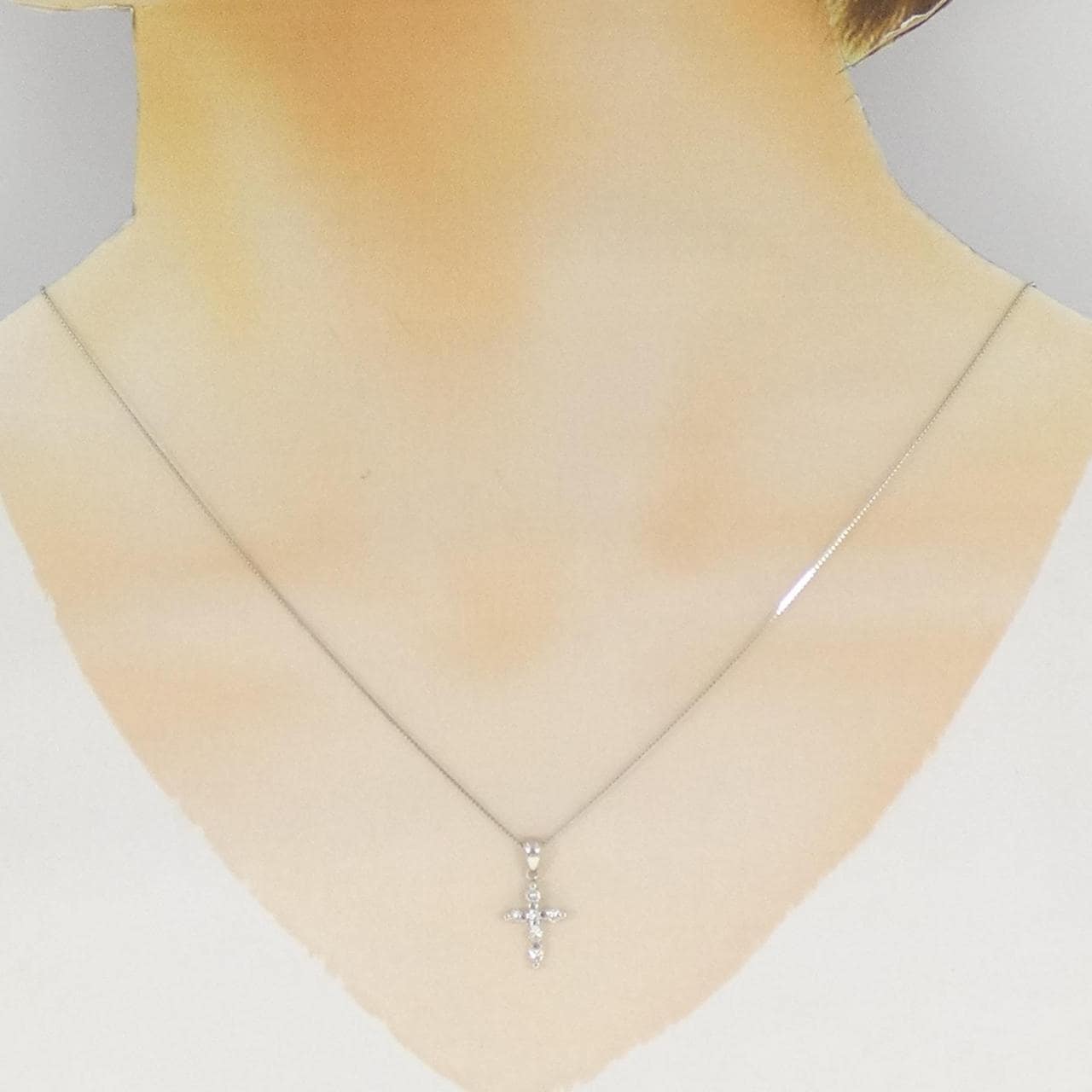 PT900/PT850 ダイヤモンド ネックレス 0.20CT