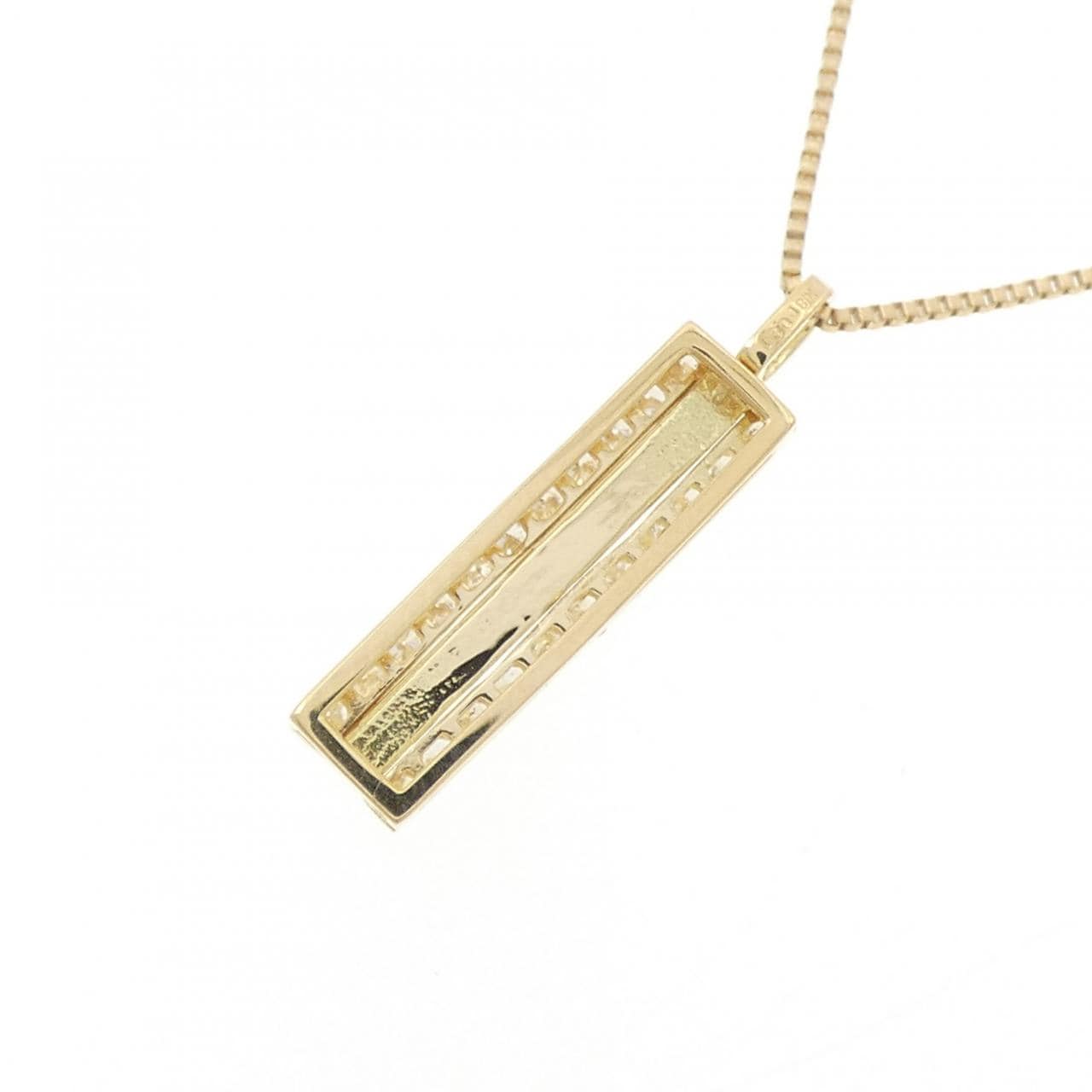 K18YG ダイヤモンド ネックレス 0.21CT