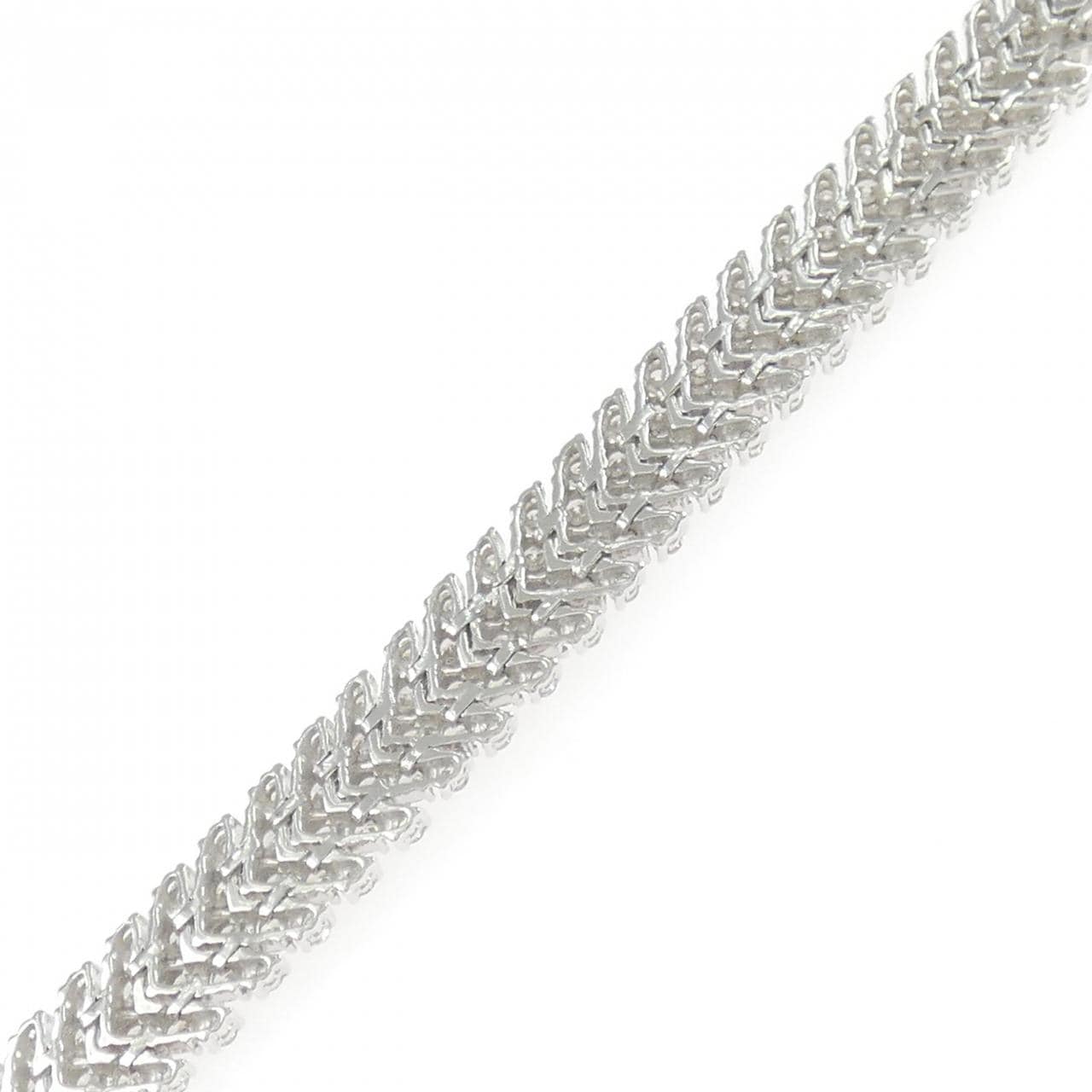 K18WG ダイヤモンド ブレスレット 5.00CT