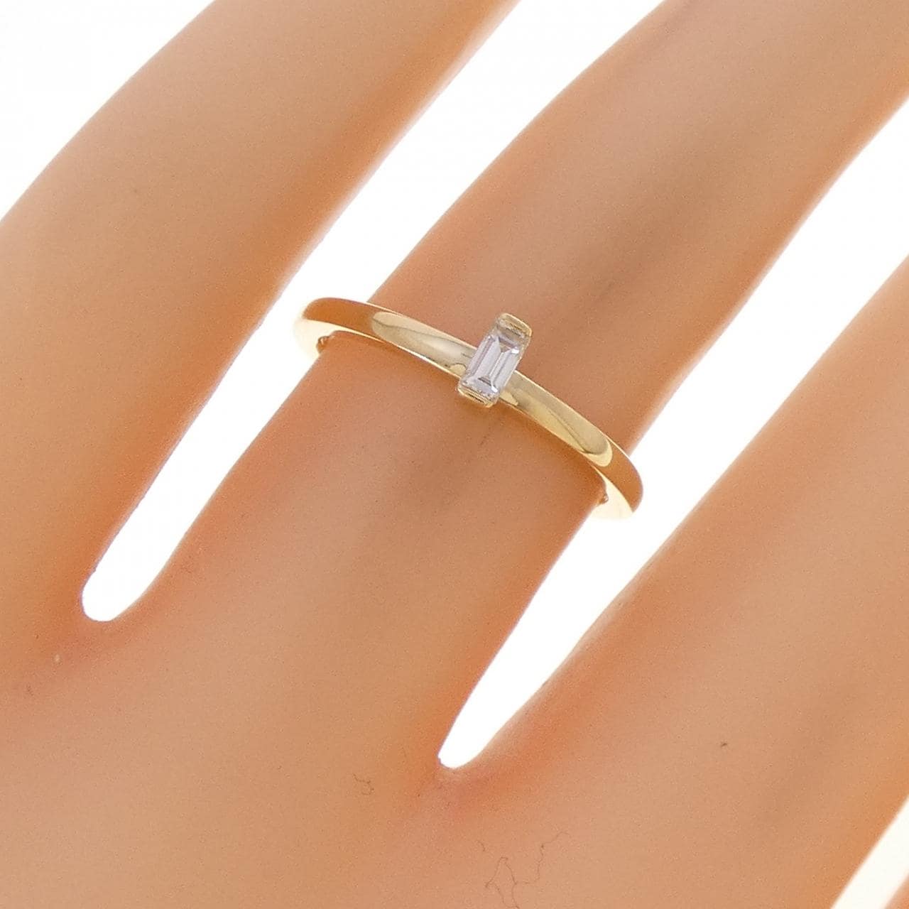 アガット ダイヤモンド リング 0.07CT