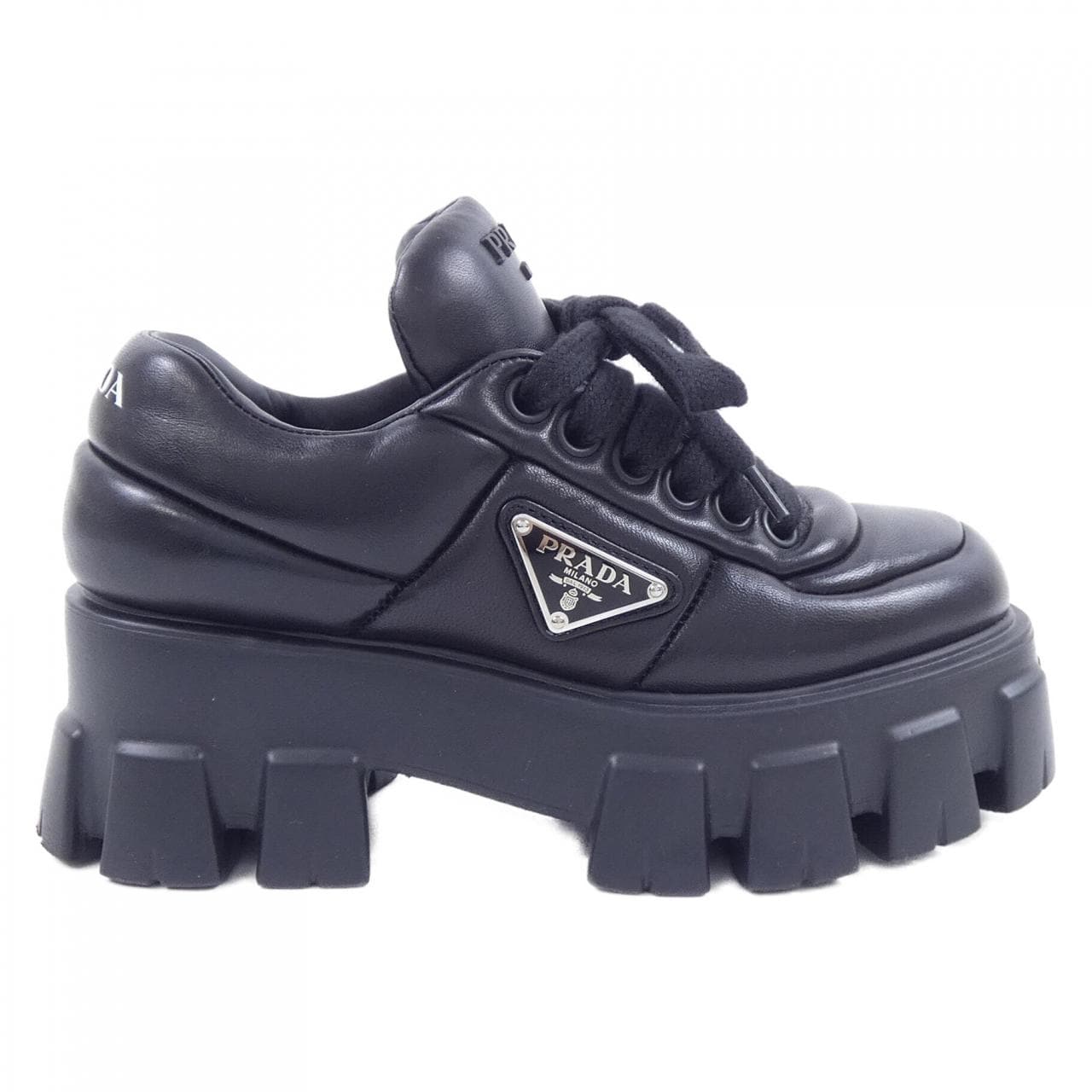 プラダ PRADA モノリス レースアップ トライアングルロゴ 1E119N スニーカー