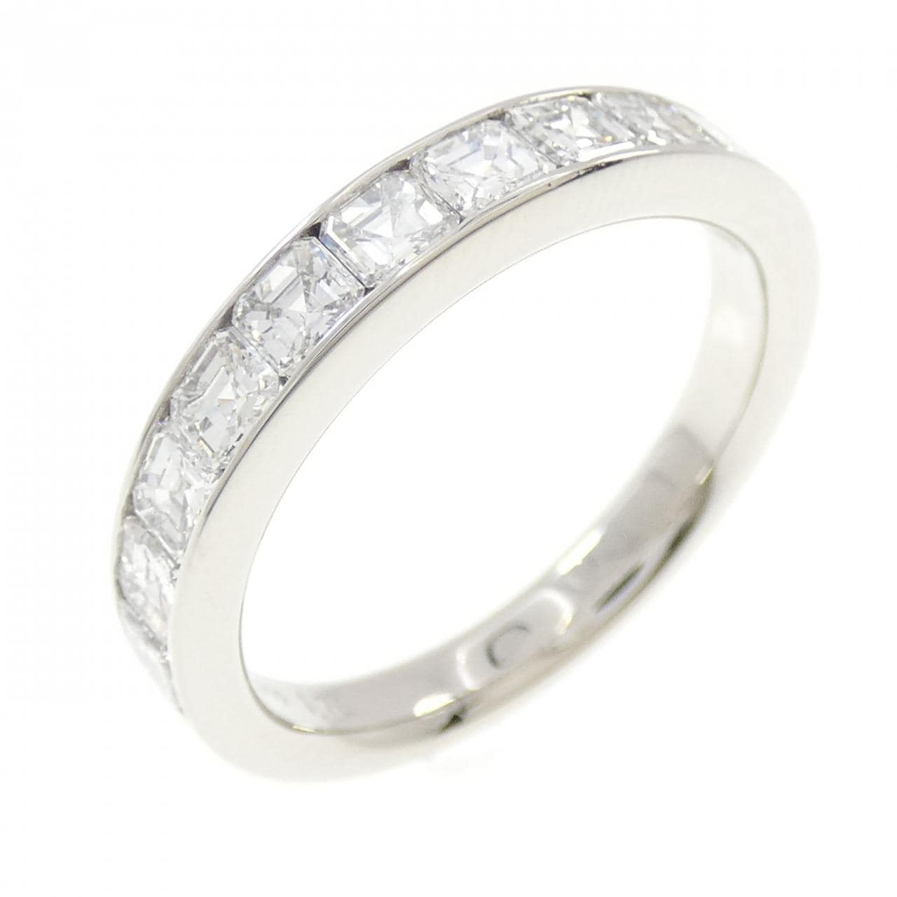 PT900 ハーフエタニティ ダイヤモンド リング 1.70CT