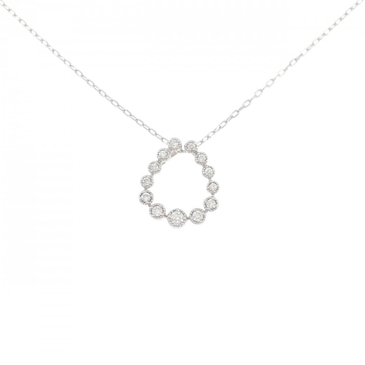 PT900/PT850 ダイヤモンド ネックレス 0.19CT