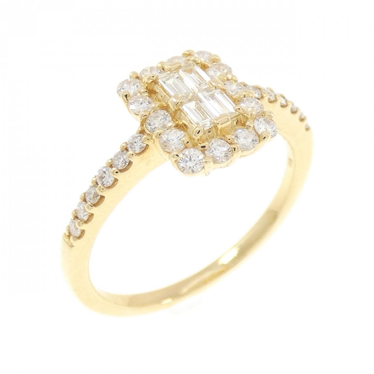 【新品】K18YG ダイヤモンド リング 0.50CT