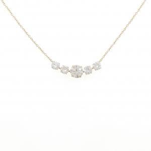 K18YG ダイヤモンド ネックレス 0.461CT