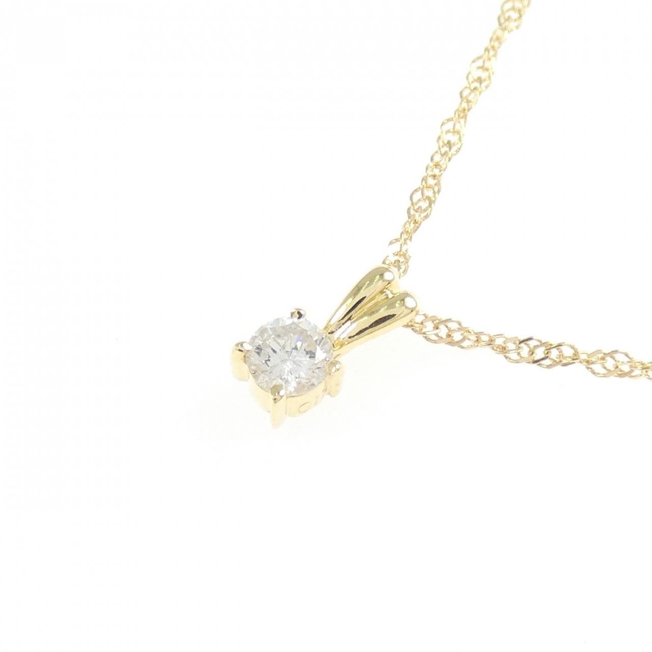 K18YG ダイヤモンド ネックレス 0.01CT