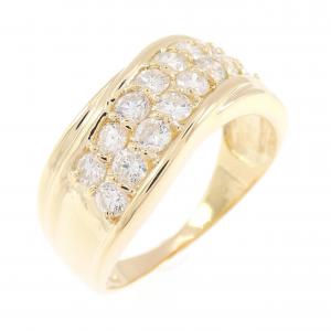 K18YG ダイヤモンド リング 1.02CT