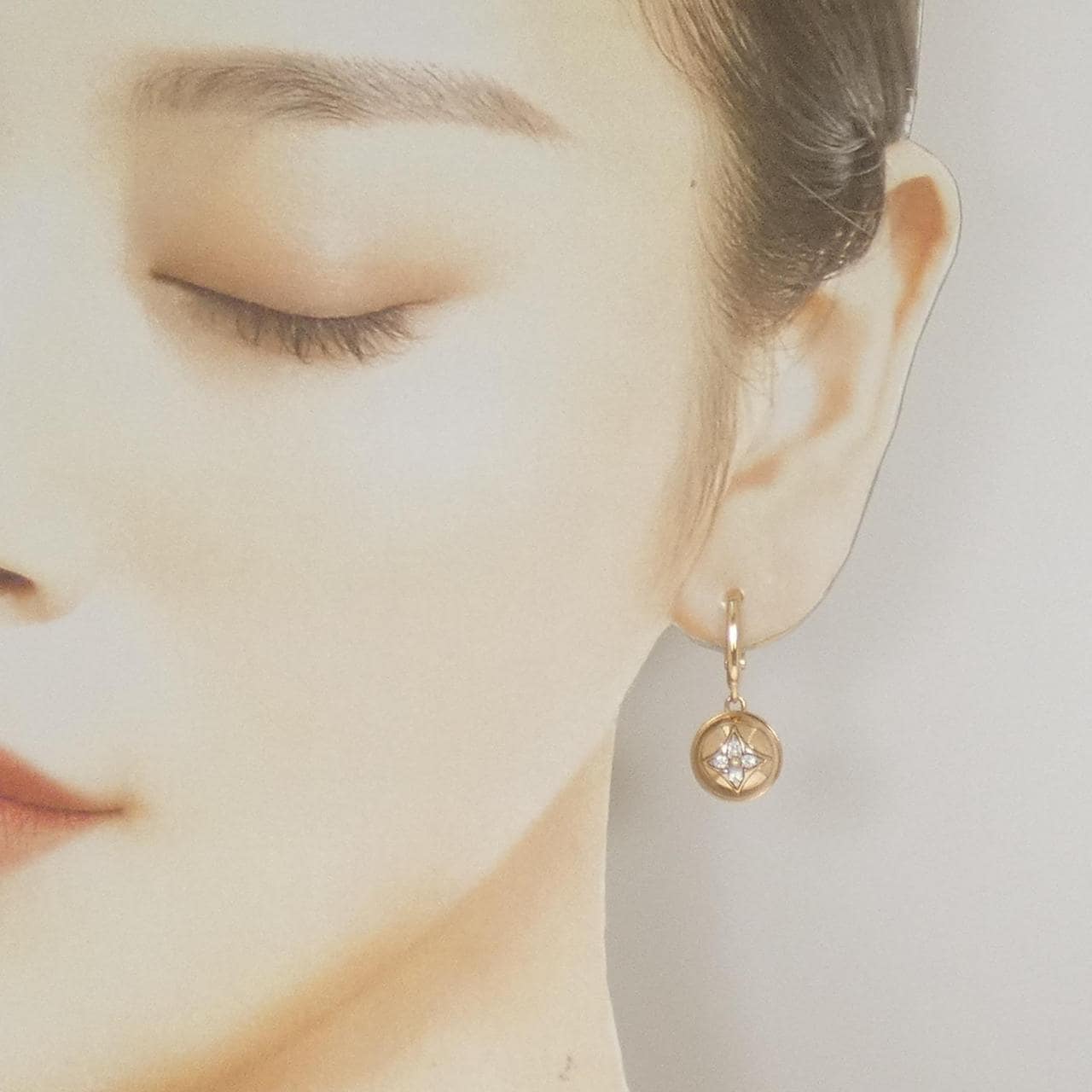 ルイヴィトン ダイヤモンド ピアス